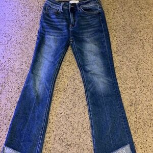 Vervet Hail- High Rise Relaxed Flare Jeans